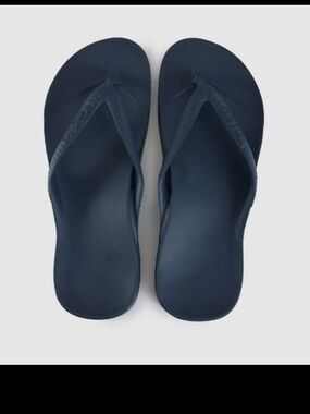 Archie's Arch Support Recovery Flip Flop Sandals Navy Blue Mens' 12/Womens' 13